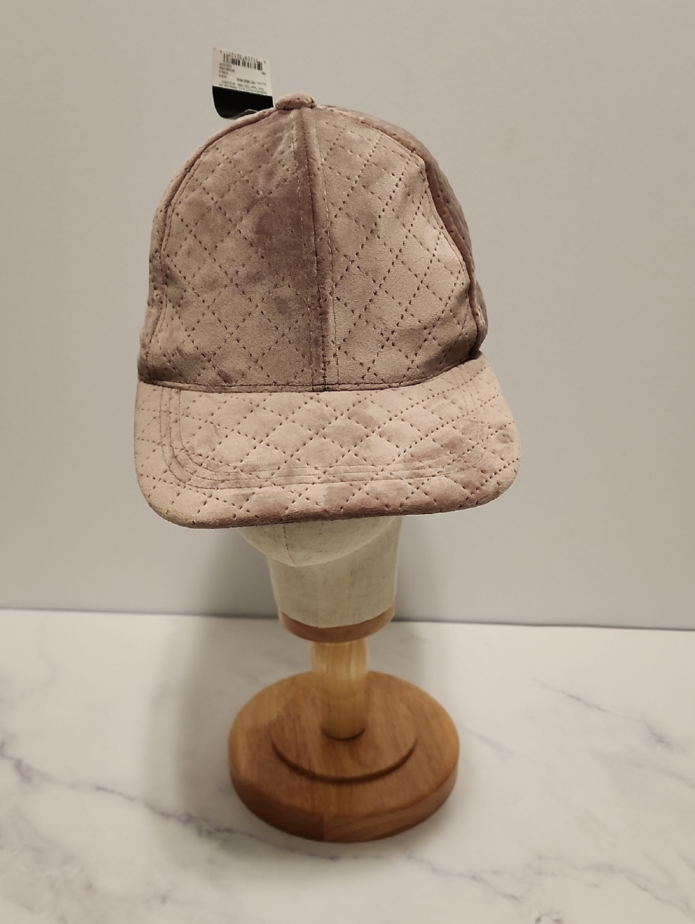 Mixit Brand New Dusty Pink Quilted Baseball Cap
